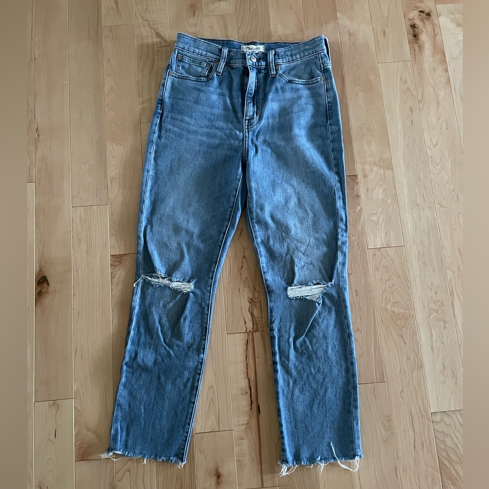 Madewell High-Rise Slim Crop Boyjean